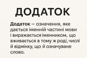 Що таке додаток у реченні – просте визначення